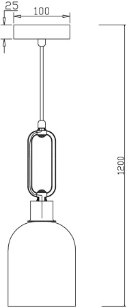 картинка Подвесной светильник Difuso FR5178PL-01N от магазина BTSvet