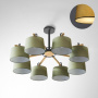 картинка Потолочная люстра на штанге EVEN 8 Green от магазина BTSvet