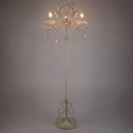 картинка Торшер в форме подсвечника 12205/3F белый Strotskis от магазина BTSvet