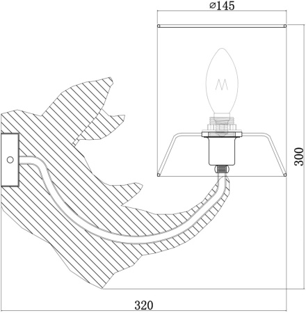 картинка Бра Nashorn MOD470WL-01W от магазина BTSvet