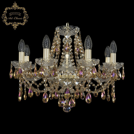 Хрустальная подвесная люстра 11.21.8.200.Gd.Sp.R777