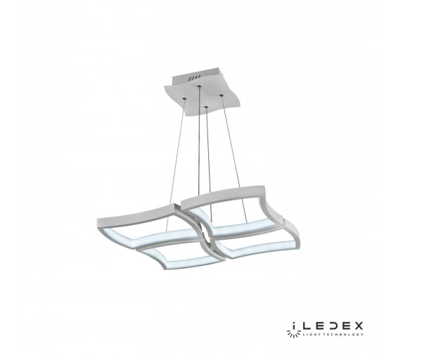 картинка Подвесной светильник светодиодный диммируемый с пультом Roomy 8196-4-D-T WH от магазина BTSvet