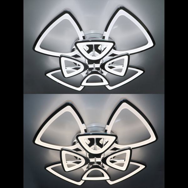 картинка Потолочная люстра светодиодная с пультом и управлением со смартфона регулировкой яркости и цветовой температуры ночной режим таймер INNOVATION STYLE 83019 от магазина BTSvet