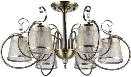 Потолочная люстра Simone  FR2020-PL-06-BZ