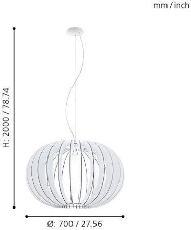 картинка Подвесной светильник Stellato 2 95608 от магазина BTSvet