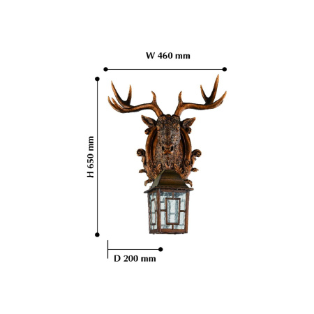 картинка Настенный фонарь уличный Hunt 2078-1W от магазина BTSvet
