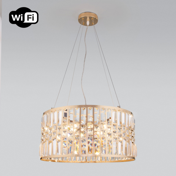 Подвесная люстра хрустальная с управлением смартфоном Lory 10125/5