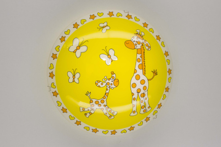 картинка Детский настенно-потолочный светодиодный светильник с жирафами Zhirafy CL917001 от магазина BTSvet