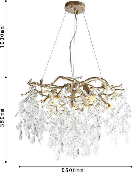 картинка Подвесная люстра Brillo 3056-7P от магазина BTSvet