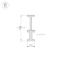 картинка Профиль-держатель FOLED-RAIL-2000 (Arlight, Алюминий) 025232 от магазина BTSvet