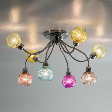 картинка Детская разноцветная люстра Popurri CL604181 от магазина BTSvet