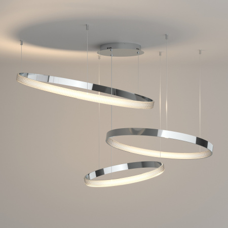 картинка Подвесная люстра светодиодная с пультом и управлением смартфоном регулировкой яркости Smart Posh 90275/3 от магазина BTSvet