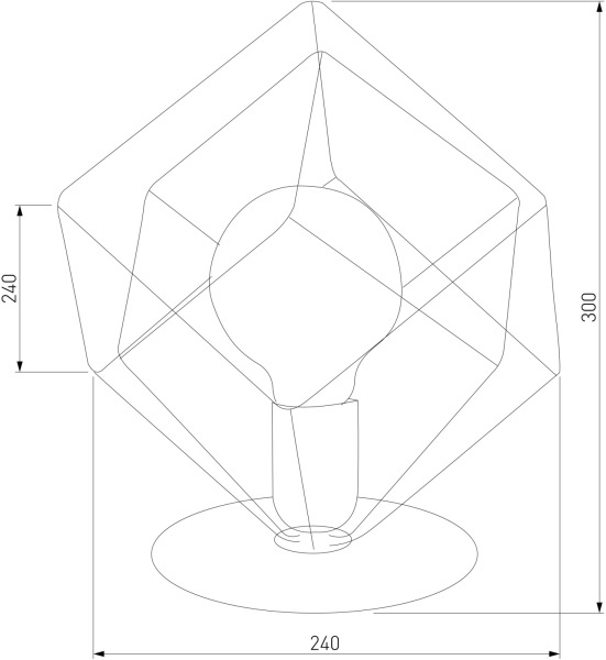 картинка Интерьерная настольная лампа Alambre 5450 от магазина BTSvet