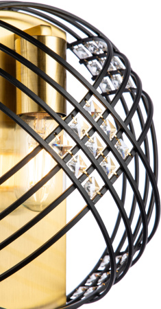 картинка Настенный светильник Fresco V000105 (10001/1W Black) от магазина BTSvet