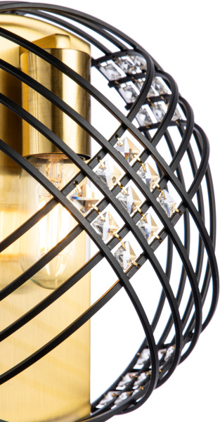 картинка Настенный светильник Fresco V000105 (10001/1W Black) от магазина BTSvet