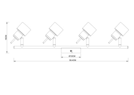 картинка Спот Almach A1906PL-4WH от магазина BTSvet