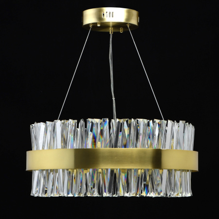картинка Подвесная люстра светодиодная хрустальная Аделард с пультом управления 642014901 от магазина BTSvet
