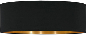 Абажур черный, золотой Pasteri 68321