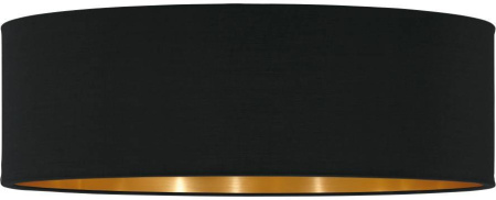 Абажур черный, золотой Pasteri 68321