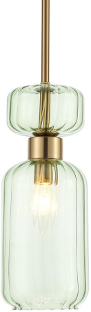 картинка Подвесной светильник Gloss 1141/1S E14*60W Antigue copper/Green от магазина BTSvet