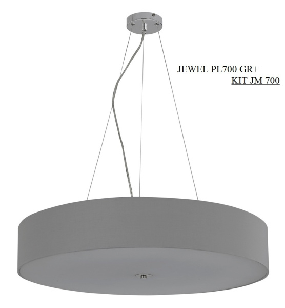 картинка Потолочный светильник JEWEL PL700 GREY от магазина BTSvet