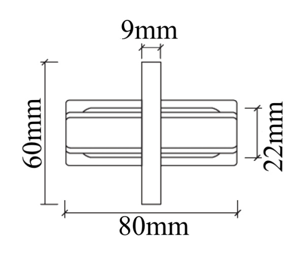 картинка Соединитель линейный для встраиваемого шинопровода CLT 0.2211 01 WH от магазина BTSvet