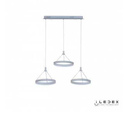 картинка Подвесной светильник светодиодный диммируемый с пультом Libra D075-3 WH от магазина BTSvet