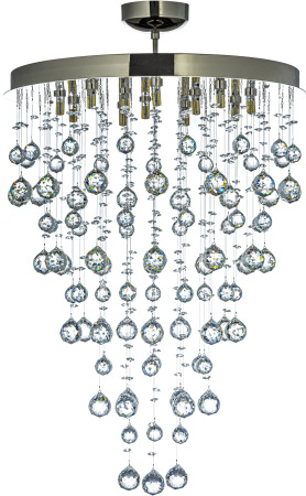 Потолочная люстра хрусталь Flusso Flusso H 1.4.55.615 N