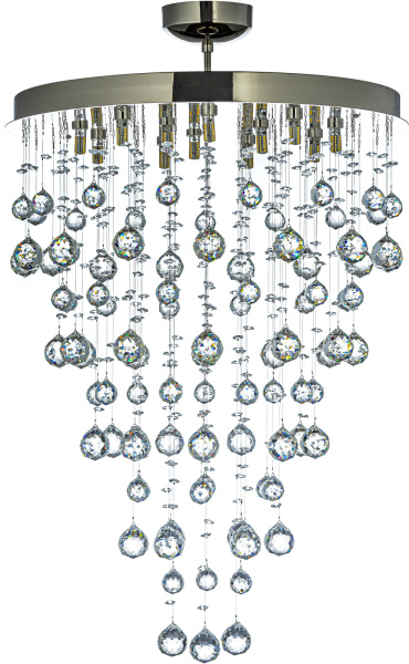 Потолочная люстра хрусталь Flusso Flusso H 1.4.55.615 N