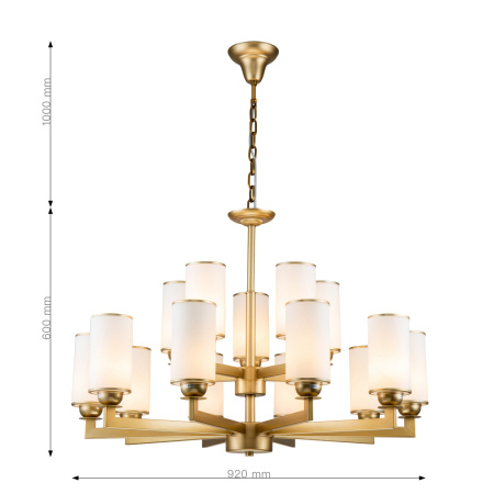 картинка Подвесная люстра Sollemnis 2621-15P от магазина BTSvet