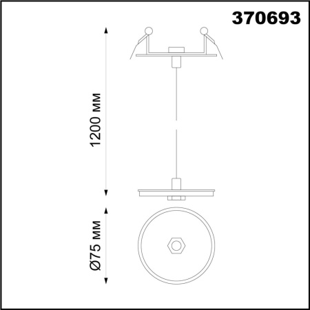 картинка Встраиваемый светильник Unite 370693 от магазина BTSvet