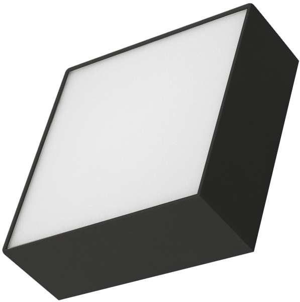 Потолочный светильник LED прямоугольный SP-QUADRO-S175x175-16W Warm3000 (BK, 120 deg, 230V) (Arlight, IP40 Металл, 3 года) 034783