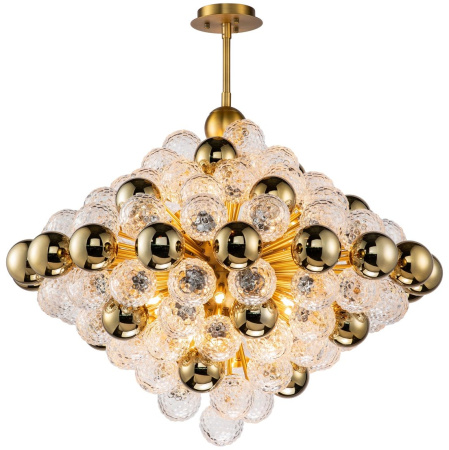 картинка Потолочная люстра светодиодная Rockfeller 100D-18 matt bronze от магазина BTSvet