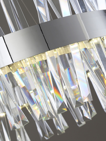 картинка Подвесная люстра хрустальная светодиодная с пультом и управлением смартфоном регулировка цветовой температуры и яркости ночной режим и таймер INNOVATION STYLE 83048 от магазина BTSvet