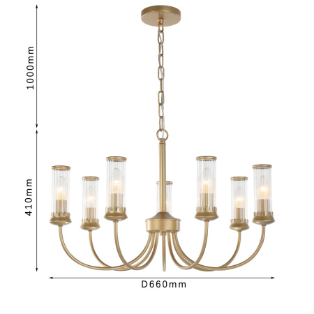 картинка Подвесная люстра Mollis 2692-7P от магазина BTSvet