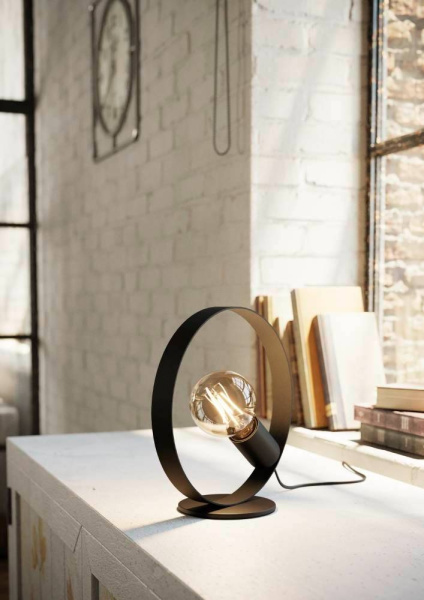 картинка Интерьерная настольная лампа с выключателем Frijolas 43615 от магазина BTSvet