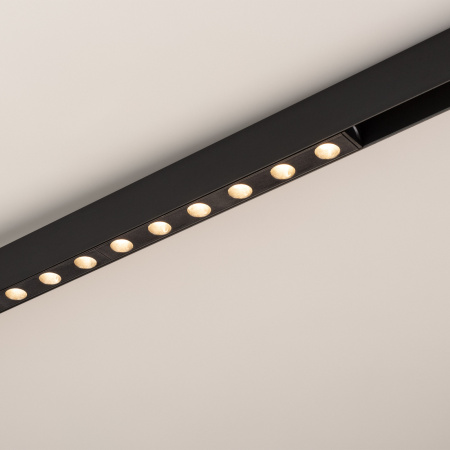 картинка Трековый светильник светодиодный MAG-DOTS-25-L600-18W Warm3000 (BK, 30 deg, 24V) (Arlight, IP20 Металл, 3 года) 033672 от магазина BTSvet