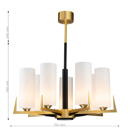 картинка Подвесная люстра Maximo 2623-7P от магазина BTSvet