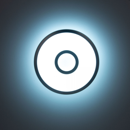 картинка Потолочный светильник светодиодный с пультом и управлением смартфоном регулировкой яркости и цветовой температуры таймером Старлайт Смарт CL703A11G RGB от магазина BTSvet