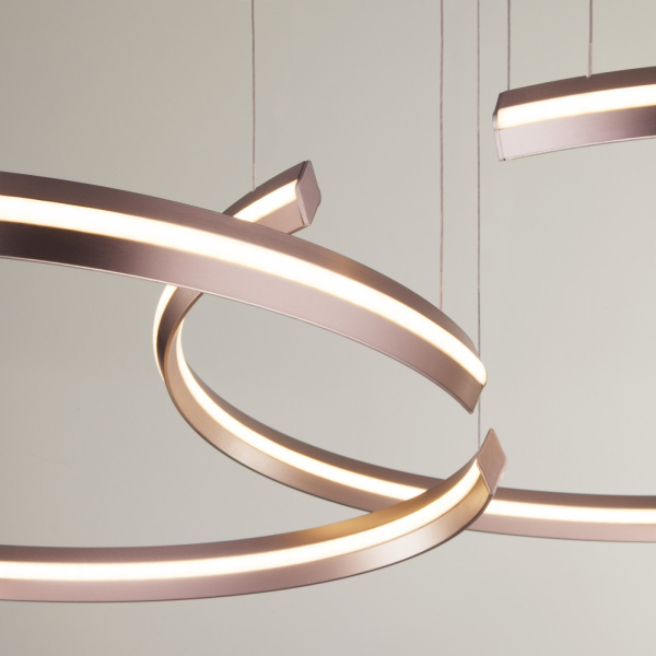 картинка Подвесная люстра светодиодная с пультом и управлением смартфоном регулировкой яркости Smart Gap 90280/3 от магазина BTSvet