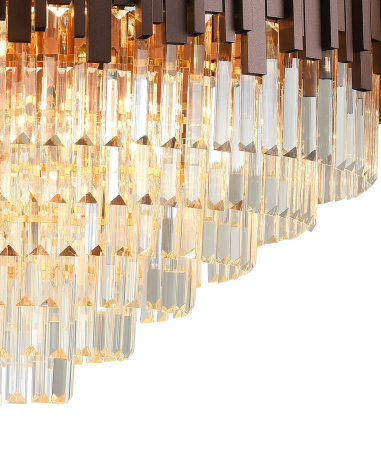 картинка Подвесная люстра хрустальная VERTIGO 81439/12C COBALT от магазина BTSvet