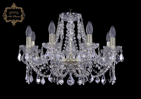 Хрустальная подвесная люстра 11.21.8.200.Gd.L