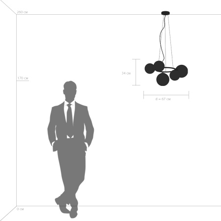 картинка Подвесная люстра Globo 815051 от магазина BTSvet