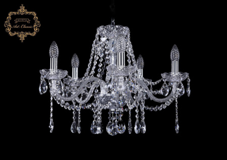 Хрустальная подвесная люстра 11.12.5.195.Cr.Sp