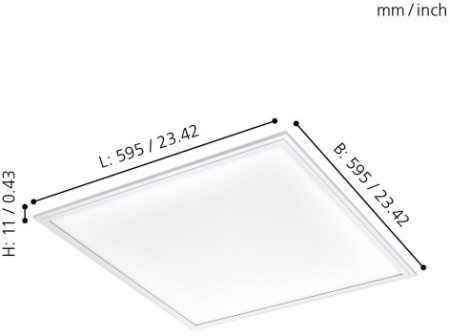 картинка Потолочный светильник Salobrena 1 96153 от магазина BTSvet