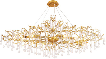 Подвесная люстра REINA V2 SP12 L1500 GOLD PEARL