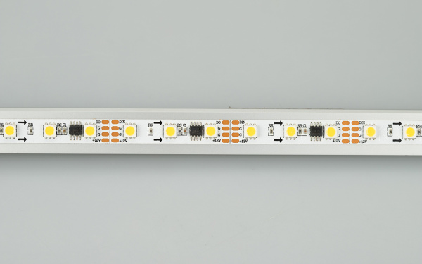 картинка Светодиодная лента SPI-5000-AM 12V White6000 (5060, 60 LED/m, x3) (Arlight, Открытый, IP20) 027163 от магазина BTSvet