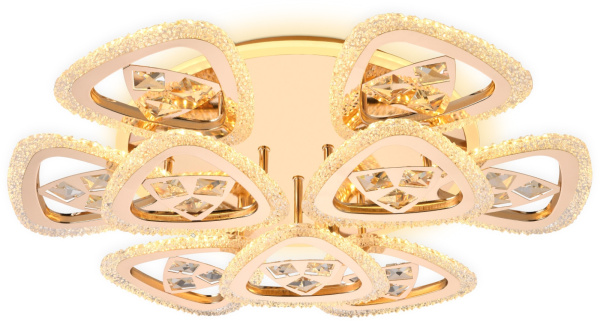 картинка Потолочная люстра светодиодная с пультом регулировкой цветовой температуры и яркости ночным режимом Acrylica FA2923 от магазина BTSvet