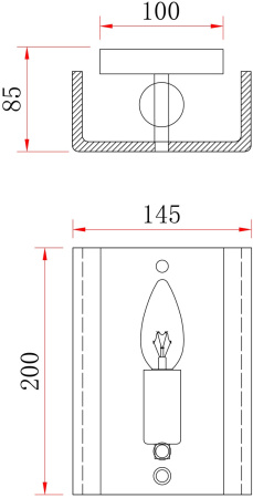 картинка Бра Fresco FR5190WL-01BS2 от магазина BTSvet