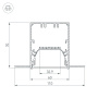 картинка Профиль SL-LINIA55-FANTOM-2000 ANOD (Arlight, Алюминий) 027161 от магазина BTSvet